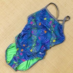 Dolfin Uglies V-2 Open Back Sz 30 Suit in Tiki